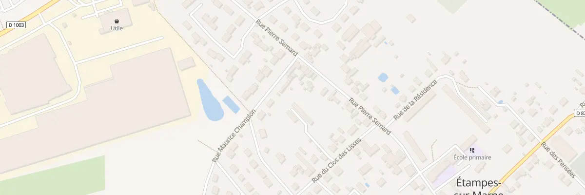 Plan du 17 Rue Pierre Sémard à Étampes-sur-Marne