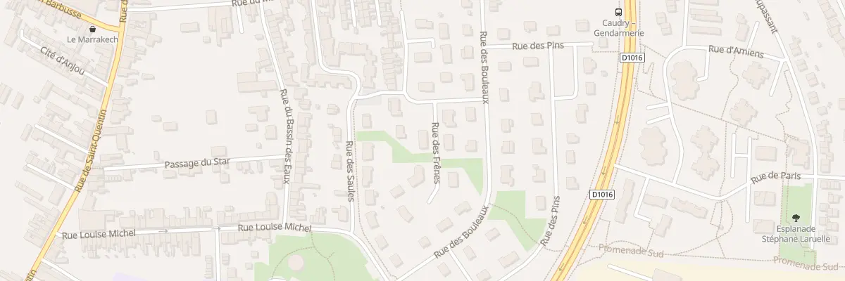 Plan du 24 Rue des Frênes à Caudry