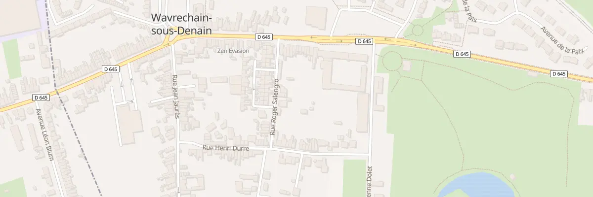 Plan du 14D Rue Roger Salengro à Wavrechain-sous-Denain