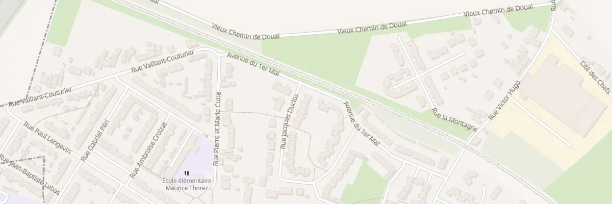 Plan du 48 Rue Jacques Duclos à Wavrechain-sous-Denain