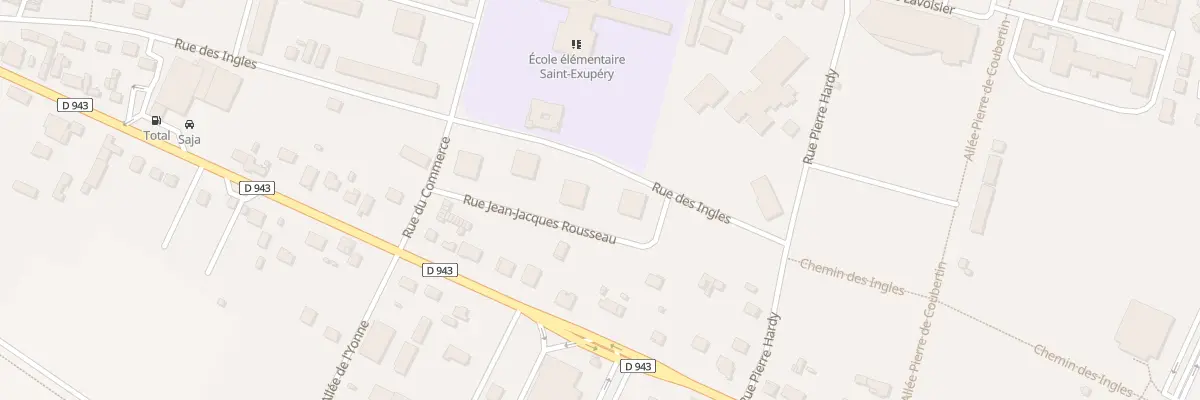Plan du 2 Rue Jean-jacques Rousseau à Joigny
