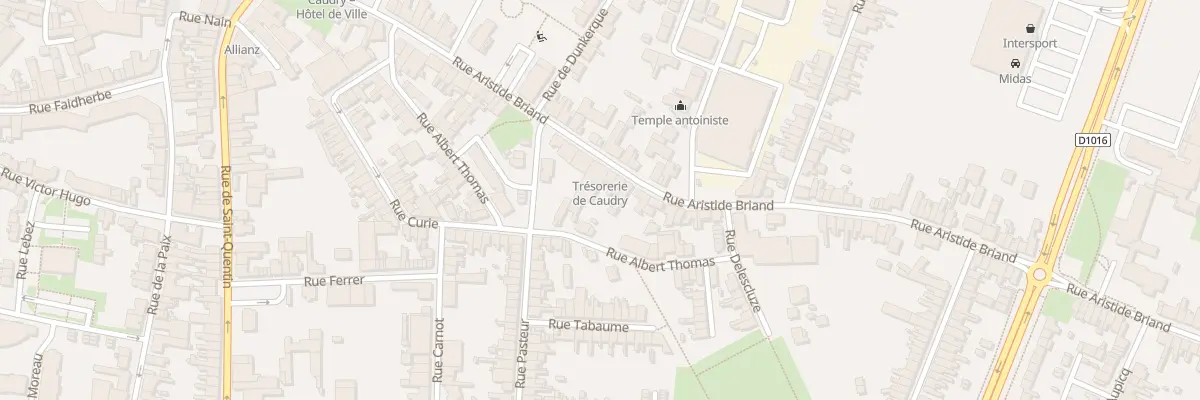 Plan du 48 Rue Aristide Briand à Caudry