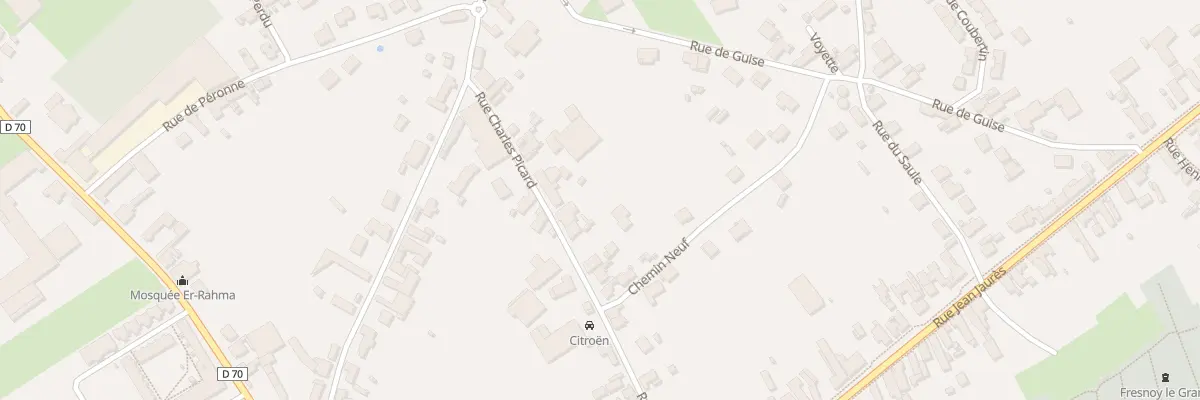 Plan du 224 Rue Charles Picard à Fresnoy-le-Grand