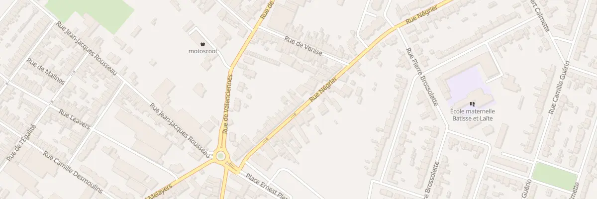 Plan du 31 Rue Négrier à Caudry