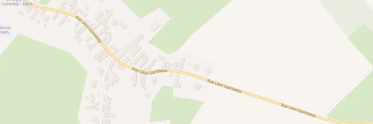 Plan du 53 Rue Gambetta à Montigny-en-Cambrésis