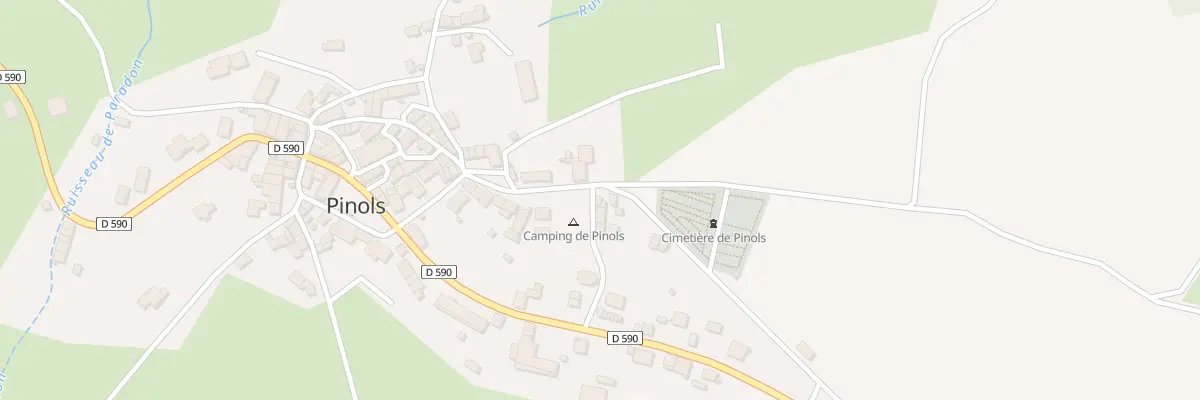 Plan du 5204 Le Bourg à Pinols