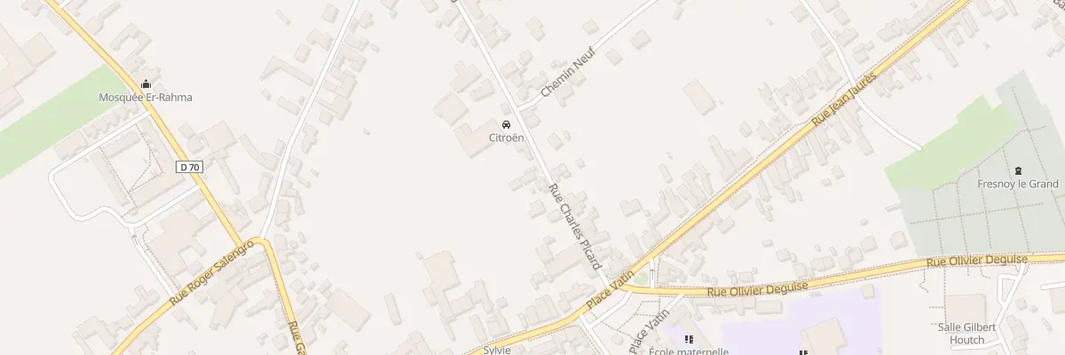 Plan du 107 Rue Charles Picard à Fresnoy-le-Grand