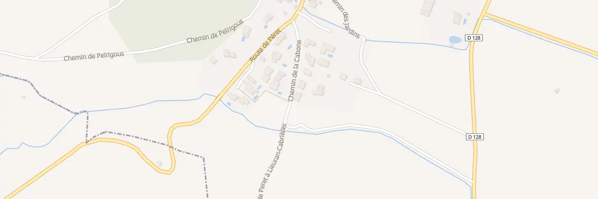 Plan du 1 Les Paros à Lieuran-Cabrières