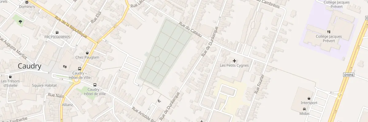Plan du 70 Rue de Dunkerque à Caudry