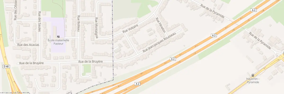 Plan du 27 Rue Jean-Jacques Rousseau à Haulchin