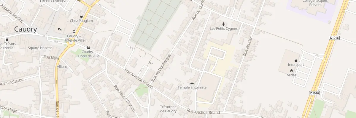 Plan du 79 Rue de Dunkerque à Caudry