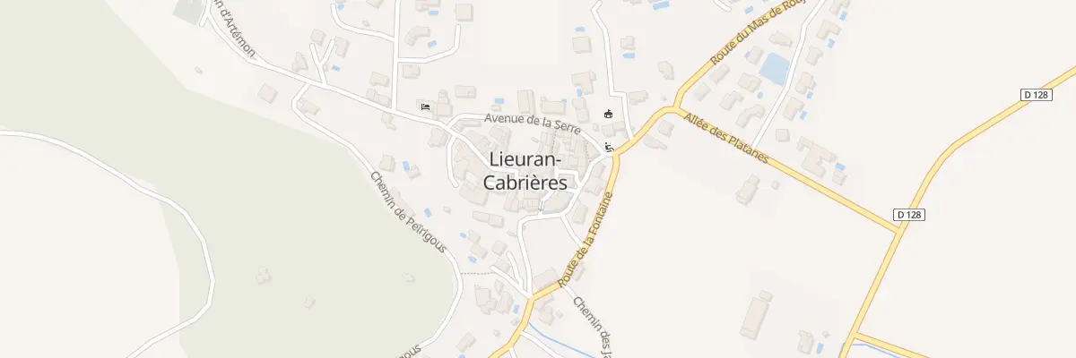Plan du 2 Rue de la Tour à Lieuran-Cabrières