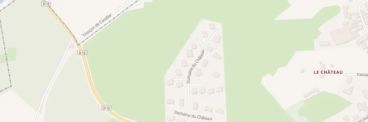 Plan du 27 Domaine du Chateau à Bellaing