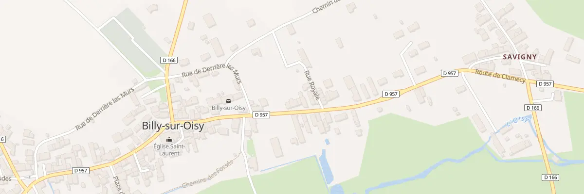 Plan du 39 Rte de Clamecy à Billy-sur-Oisy