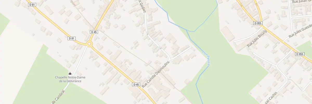 Plan du 30 Rue Clément Godart à Haspres