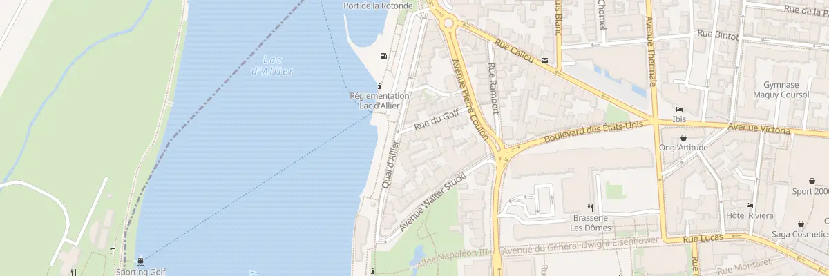 Plan du 4 Rue du Golf à Vichy