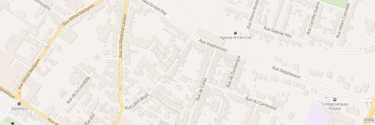 Plan du 50 Rue Léon Blum à Caudry