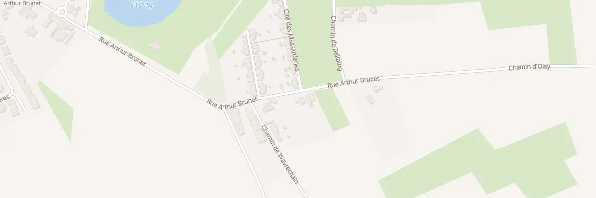 Plan du 80 Rue Arthur Brunet à Haveluy