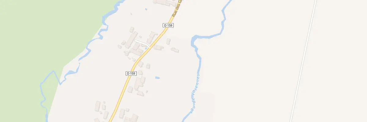 Plan du Bas de Varennes Hameau à Diges