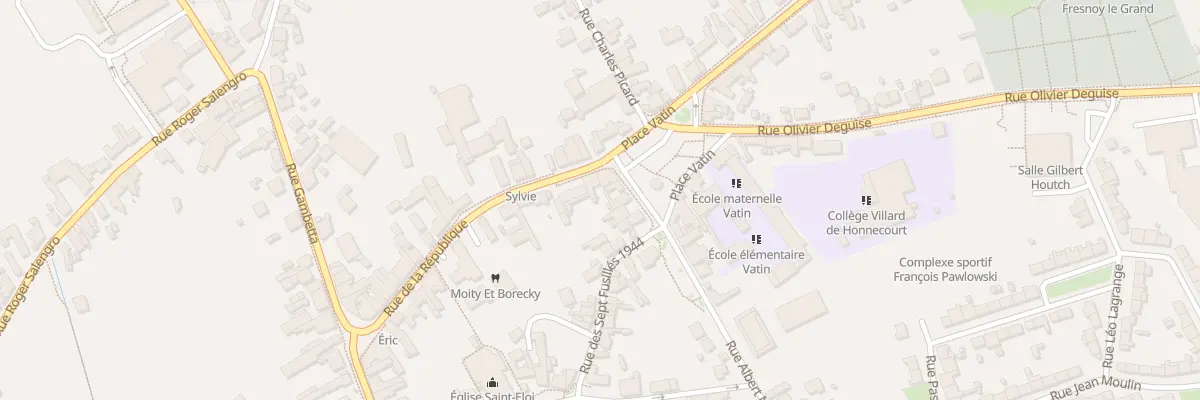 Plan du 232 Rue de la République à Fresnoy-le-Grand