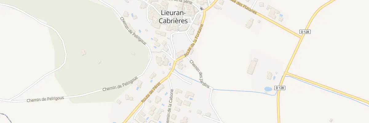 Plan du 3 Che de la Fontaine à Lieuran-Cabrières