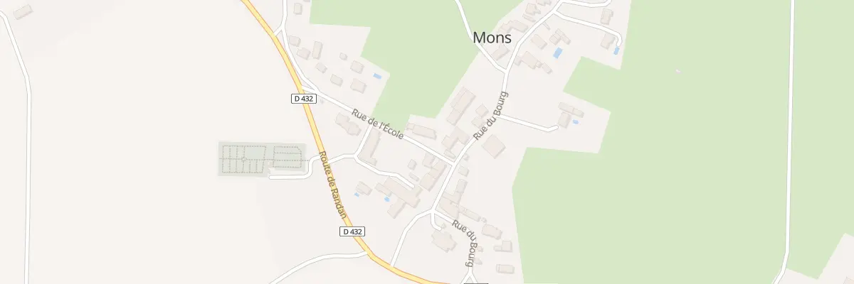 Plan du 2 Rue de l’École à Mons