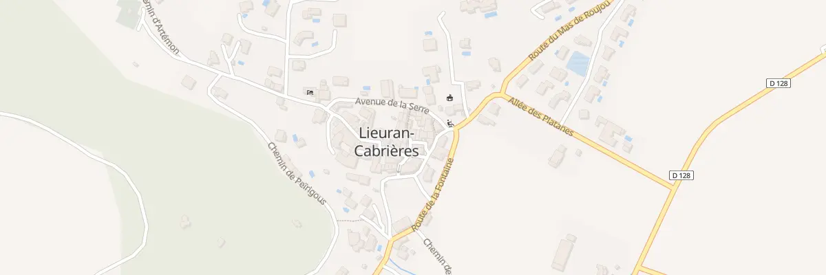 Plan du 5055F Pl de la Mairie à Lieuran-Cabrières
