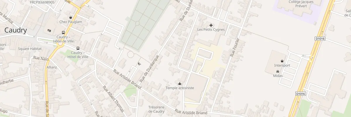 Plan du 33 Rue de Denain à Caudry
