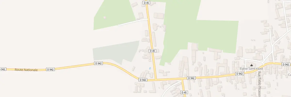 Plan du 9 Rue Aristide Briand à Saint-Vaast-en-Cambrésis