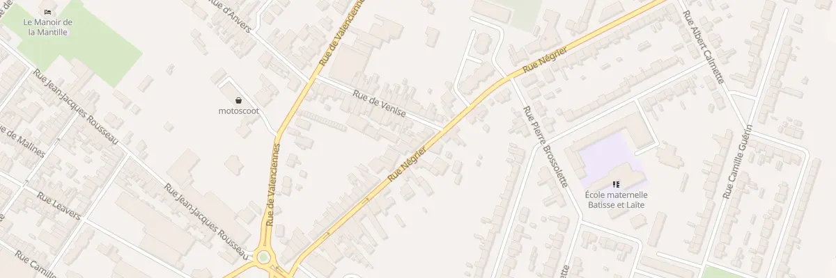 Plan du 45 Rue Négrier à Caudry