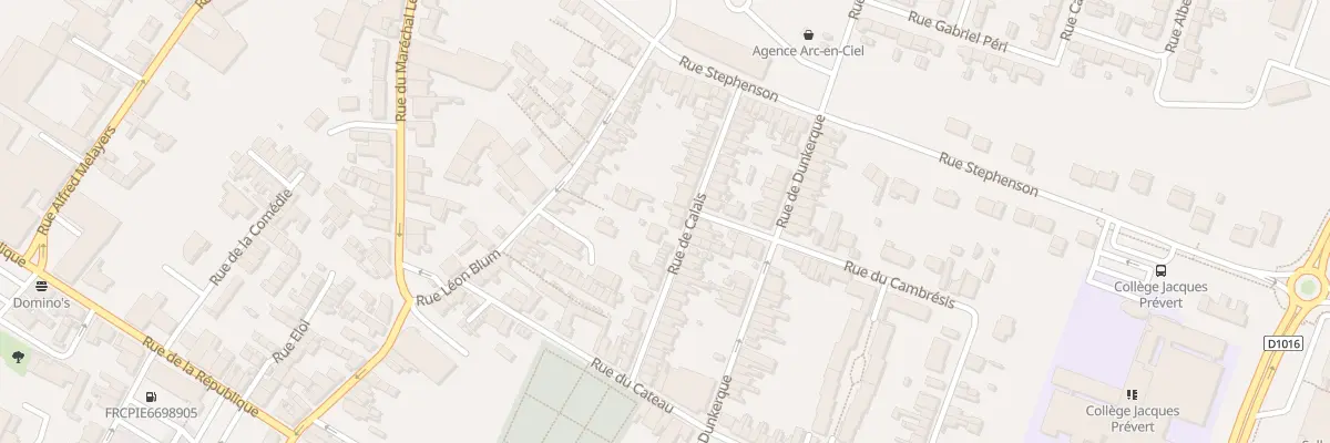 Plan du 27 Rue de Calais à Caudry