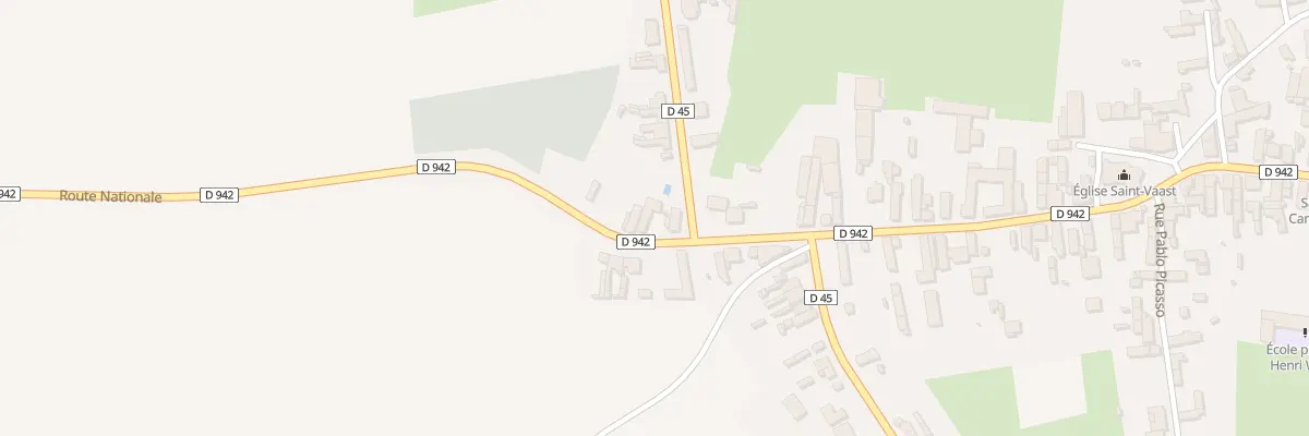 Plan du 3 Rue Jean Jaurès à Saint-Vaast-en-Cambrésis