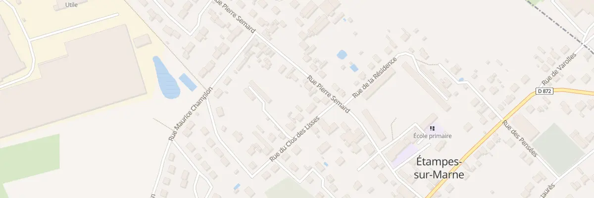Plan du 4 Rue du Clos des Lisses à Étampes-sur-Marne