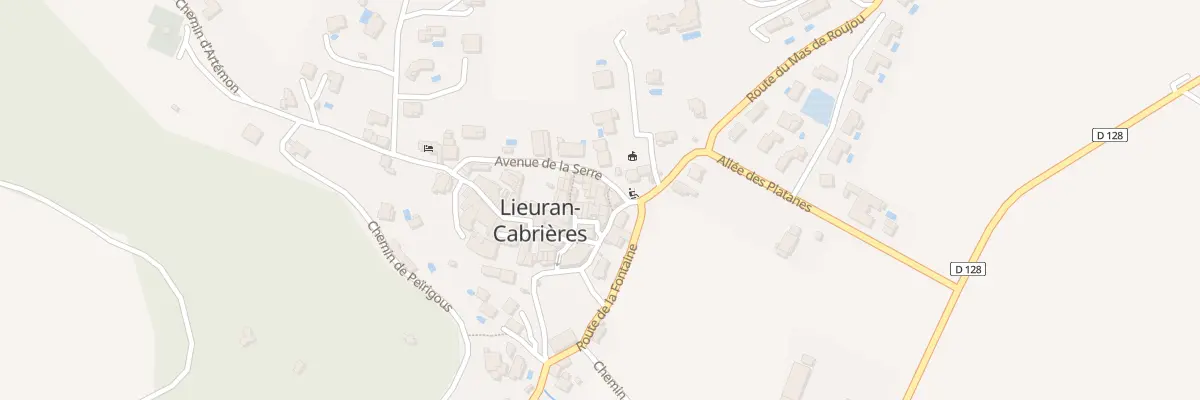 Plan du 4 Pas de la Fabrique à Lieuran-Cabrières