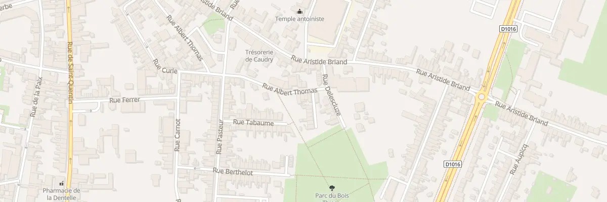 Plan du 68 Rue Albert Thomas à Caudry