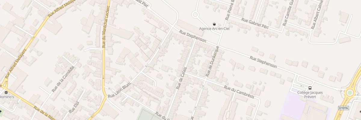 Plan du 39 Rue de Calais à Caudry