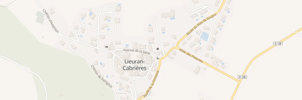 Plan du 5035 Av de la Serre à Lieuran-Cabrières