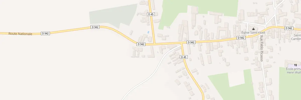 Plan du 8 Rue Jean Jaurès à Saint-Vaast-en-Cambrésis