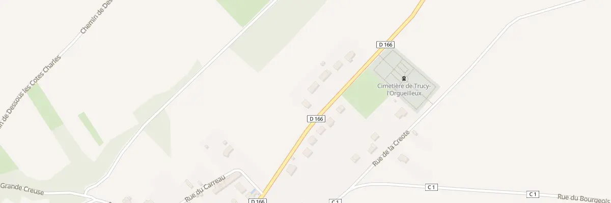 Plan du 1 Rue de la Pièce Pivot à Trucy-l’Orgueilleux