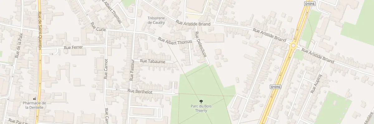 Plan du 725 Rue Albert Thomas à Caudry