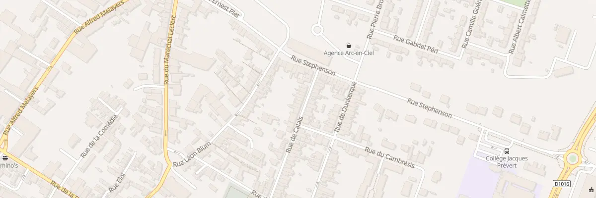 Plan du 43 Rue de Calais à Caudry