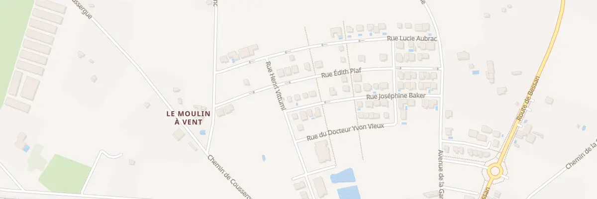 Plan du 250 Rue Josephine Baker à Vias