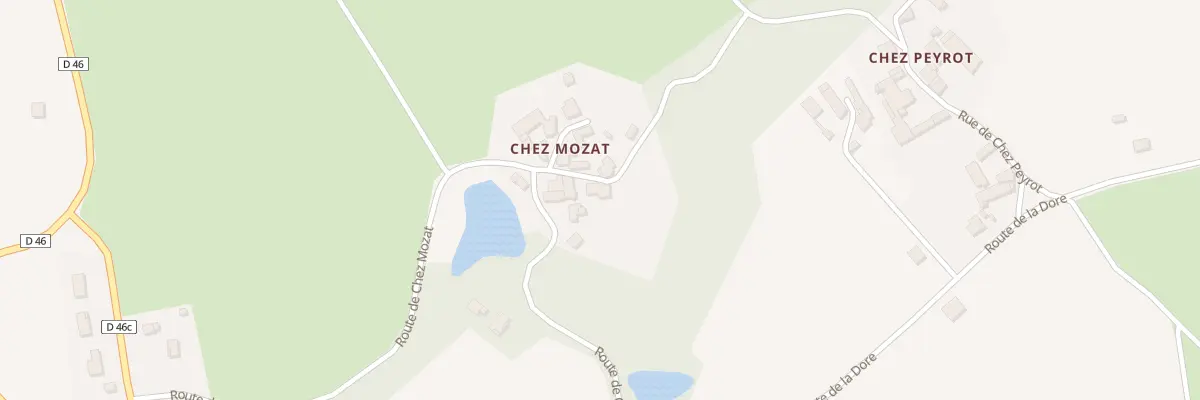 Plan du 5086 Chez Mozat à Crevant-Laveine