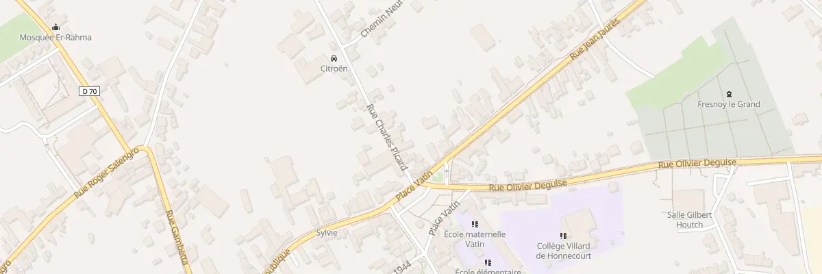 Plan du 34 Rue Charles Picard à Fresnoy-le-Grand