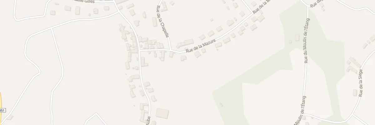 Plan du 10 Rue de la Mazure à Acy