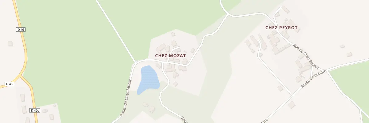 Plan du 5418 Chez Mozat à Crevant-Laveine