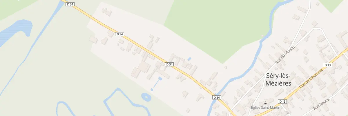 Plan du 16 Rue de la Gare à Séry-lès-Mézières