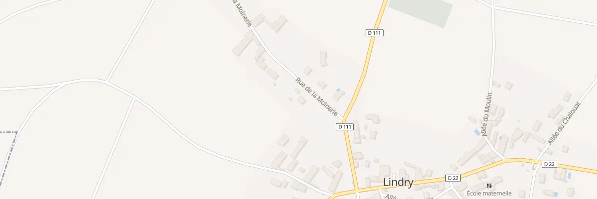 Plan du 7 Rue de la Moinerie à Lindry