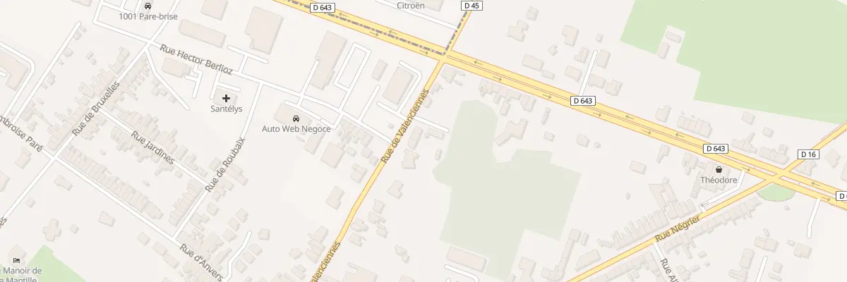 Plan du 120 Rue de Valenciennes à Caudry