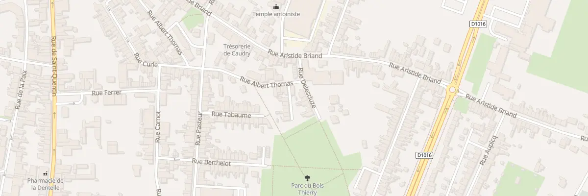 Plan du 74 Rue Albert Thomas à Caudry